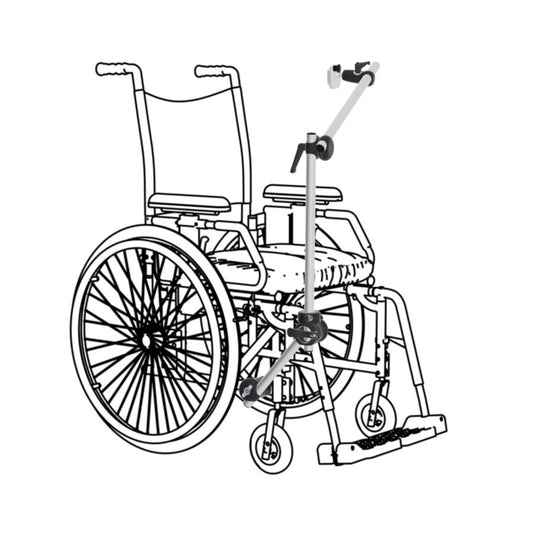 Rehadapt 11.3312 Monty 3D Plus + Frame Clamp SGD Mount for Wheelchair