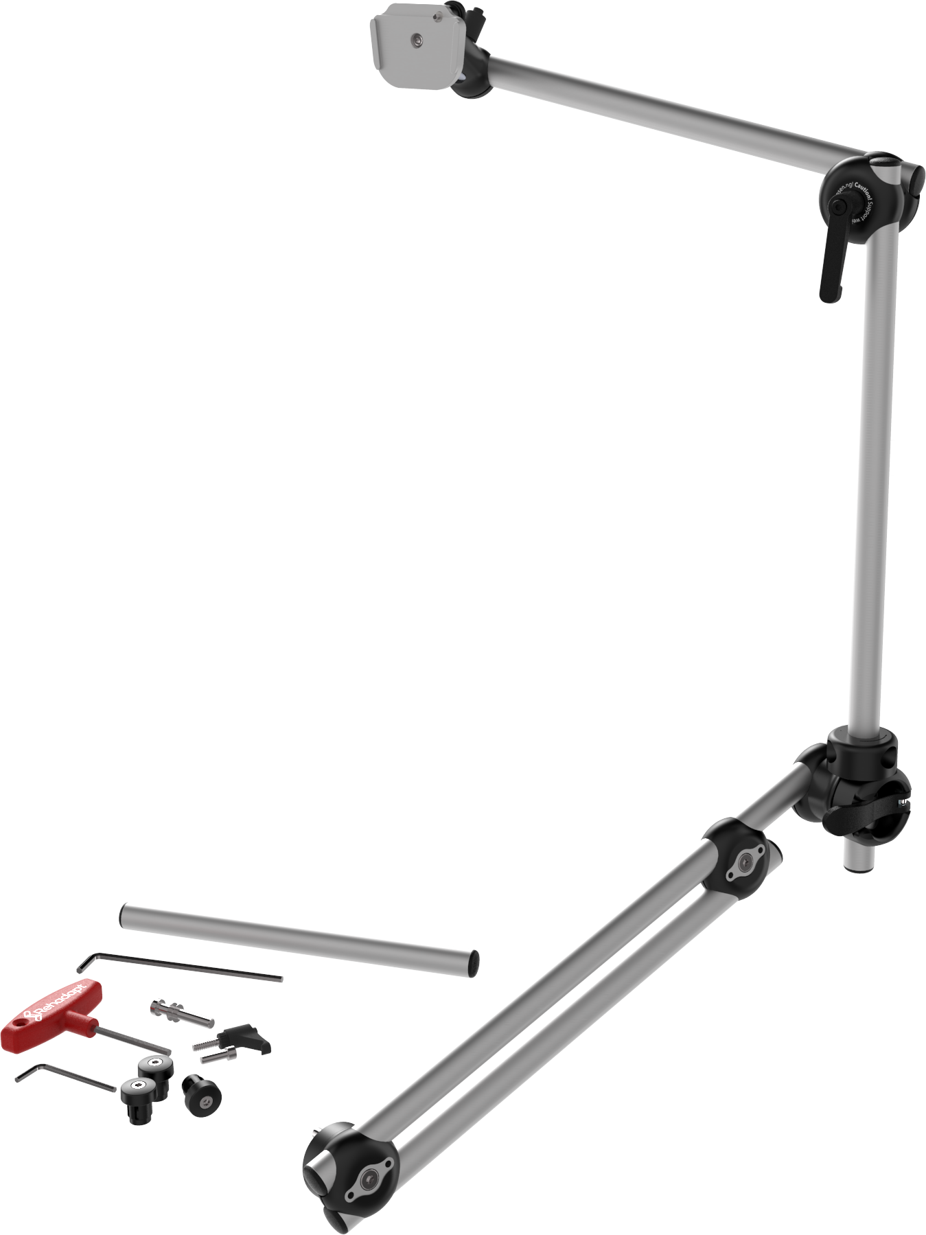 Rehadapt 11.4312 Monty 3D Plus HD + Frame Clamp SGD Mount for Wheelchair
