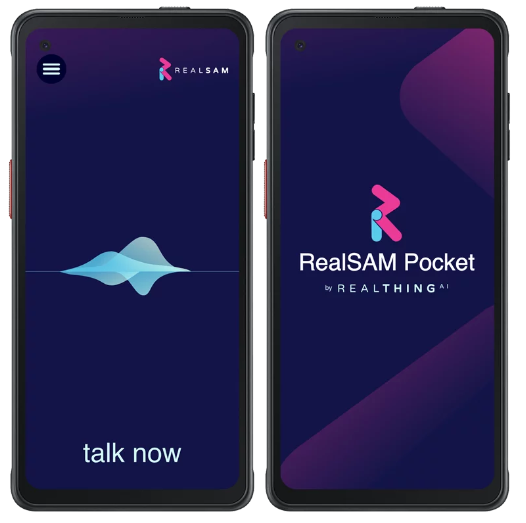 RealSAM Pocket voice-controlled smart phone (Samsung A14)