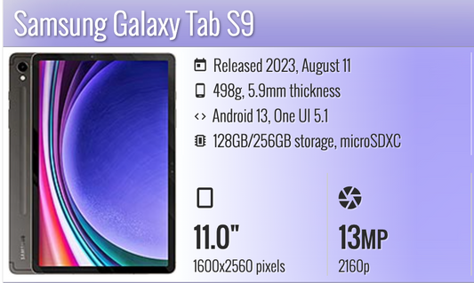 Samsung Galaxy Tab S9 11" Wifi only