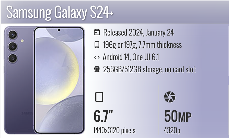 Samsung Galaxy S24+ 6.7"