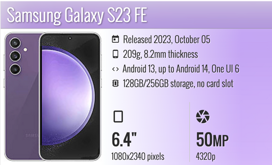 Samsung Galaxy S23 FE 6.4"