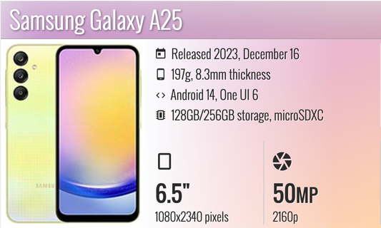 Samsung Galaxy A25 5G 6.5"