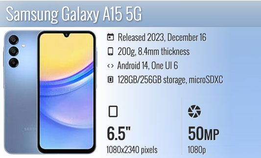 Samsung Galaxy A15 5G 6.5"