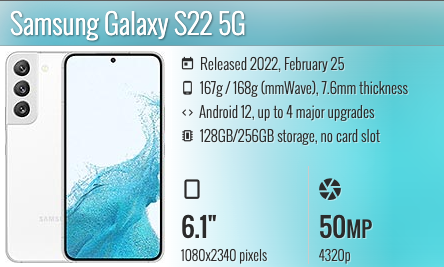 Samsung Galaxy S22 6.1"