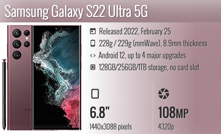 Samsung Galaxy S22 Ultra 6.8"