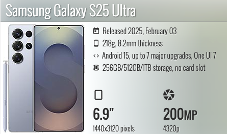 Samsung Galaxy S25 Ultra 6.9"