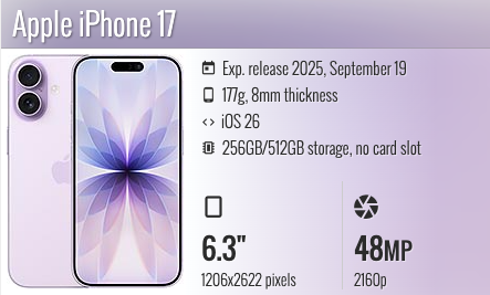 Apple iPhone 17 6.3"