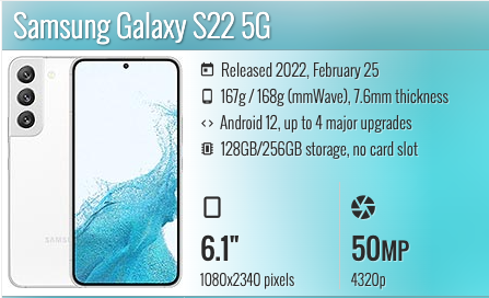 Samsung Galaxy S22 6.1"