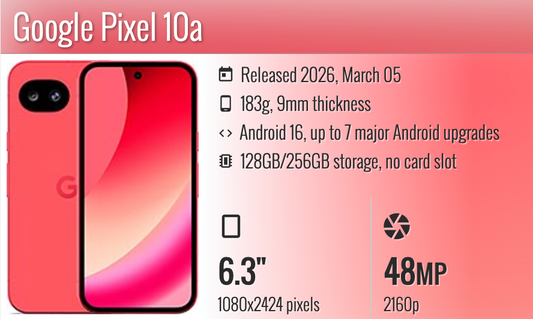 Google Pixel 10a 6.3"