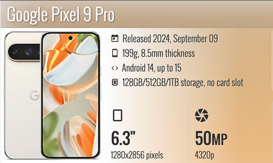 Google Pixel 9 Pro 6.3"