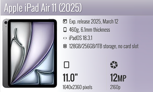 Apple iPad Air 11" (2025) Wifi only